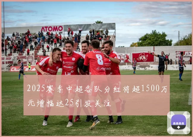2025赛季中超各队分红将超1500万元增幅达25引发关注